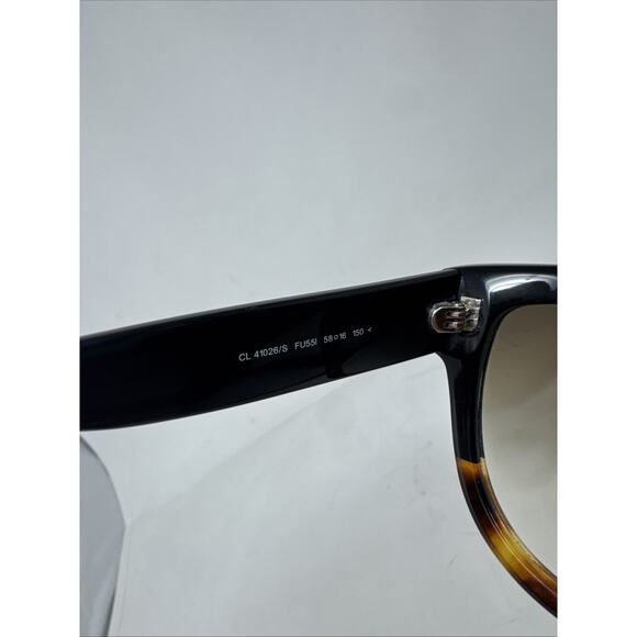 Celine Aviator Black Tortoise Shadow Sunglasses CL 41026/S FU55I Kim Kardashian - Picture 3 of 7